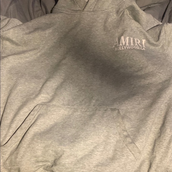 Amiri Gray Hoodie